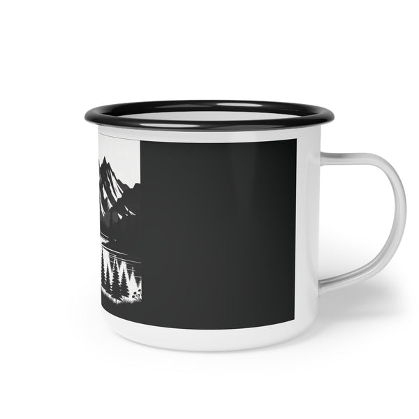 "Embrace the Wilderness" -  Double R Western Enamel Camp Cup