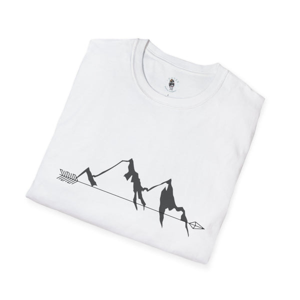 "Arrowhead Peaks Tee" -  Basic Softstyle western wear T-Shirt