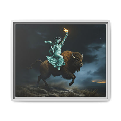 Lady Liberty “Liberty, Unbridled” – Limited Edition Gallery Art Wrap – Only 198/200 Available