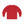 Red women’s long sleeve jersey tee, crew neck, relaxed fit