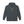 Dark gray pullover hoodie with front bison graphic, kangaroo pocket, and drawstring hood
