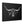 Framed canvas wall art with black frame, centered grayscale bull head with horns