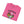 Hot pink outdoor crew-neck T-shirt with camping graphic at center chest