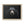 Framed canvas bear portrait with light beige frame, close-up black bear face