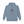 Powder blue western wear hoodie with front pocket and hood, small chest logo