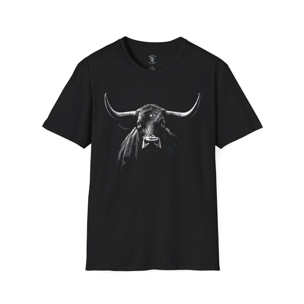 "Midnight Edition Bucking Rodeo Bull™" - western wear T-Shirt