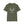 Military green western graphic T-shirt with white antler logo and chest text