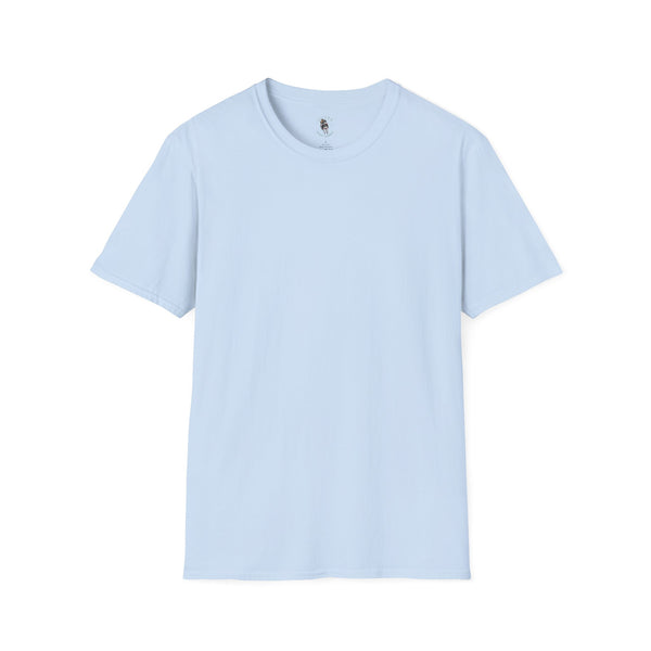 Women’s T-shirt in light blue with small back logo near the neckline