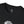 Black western T-shirt neckline with small brand logo and partial cow graphic