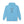 Sky blue women’s western hoodie, front pocket, hood, western graphic on chest