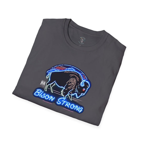 Bison Strong Neon Western wear T-Shirt  | Limited Edition -Only 182 LEFT
