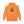 Tangerine western wear hoodie with hood and kangaroo pocket, Rodeo graphic on chest.