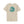 Women’s sand T-shirt with large teal circular back graphic emblem
