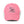 Yippie Ki-Yay Western Wear Distressed Dad Hat in True Pink, front view
