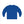 Royal blue long sleeve T-shirt with crew neck and long sleeves, plain back view