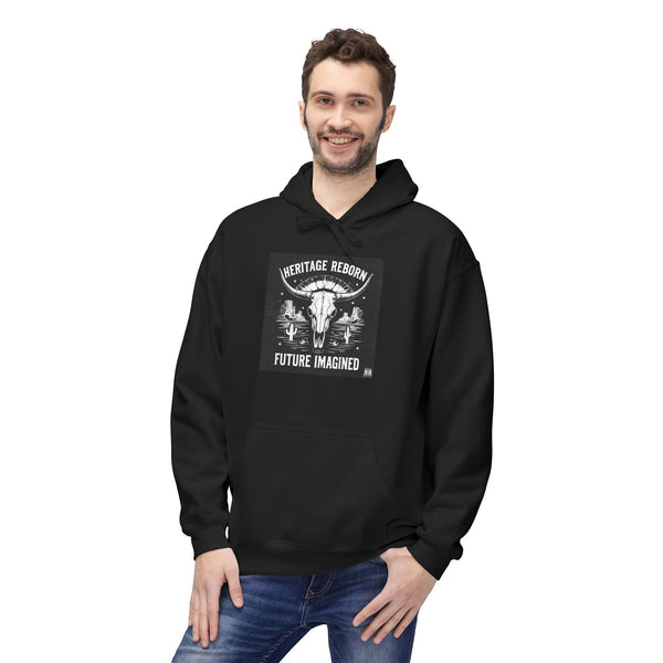 "Renew & Restore, Future reimagined" -  Double R Western's -  Midweight Soft style Fleece Hoodie