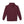 Maroon pullover hoodie with hood and long sleeves