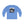 Royal blue long sleeve T-shirt with mountain and pine landscape graphic on front