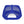 Royal trucker hat back view with mesh panels and adjustable snapback strap