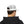 White mesh trucker hat with curved brim and back strap, side view