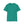 Green crewneck T-shirt with small chest logo