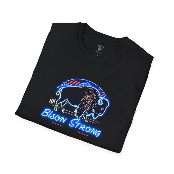 Bison Strong Neon Western wear T-Shirt  | Limited Edition -Only 182 LEFT
