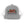 Heather grey front trucker hat with white mesh back and embroidered GRIT logo patch