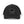 Black western trucker hat with black mesh sides and Buffalo Strong logo