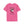 Magenta graphic T-shirt with skull cowboy hat and “Ride Faster” text on front