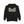 Black unisex full-zip hoodie with back Ride strong graphic across shoulders
