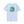 Women's T-shirt in light blue with large circular back graphic