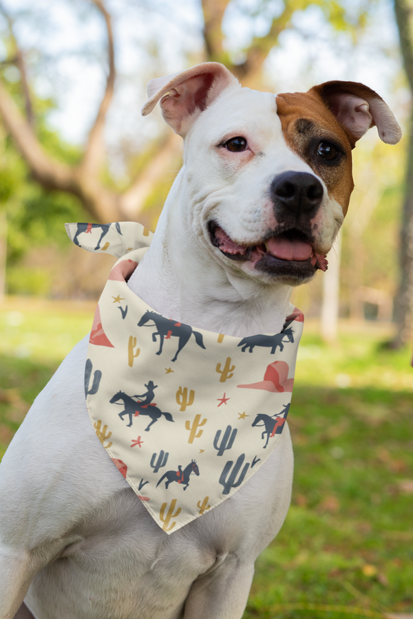 "Lone Star Paws"- Double R Western's - Western Adventure Pet Bandana