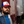 Blue, white, and red trucker hat with Restore West horse graphic