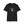 Black cotton western-style T-shirt with bear face graphic on front
