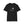 Women's black crewneck tee with moon-and-cowboy graphic on chest