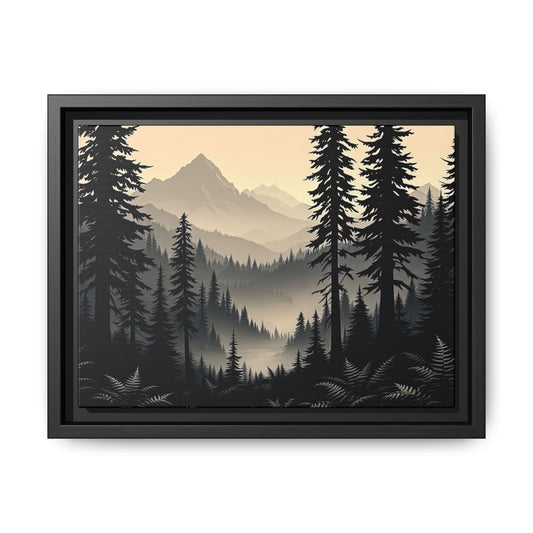 Whispering Pines Canvas Wrap – Midnight Serenity Edition - Double R Western's Hot Off The Trail