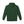 Dark green pullover hoodie with hood and long sleeves
