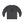 Dark heather long-sleeve T-shirt with small chest logo print.