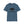 Dusty blue crew-neck Western t-shirt with black bison and “KEEP MOVING” graphic
