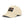 Stone distressed dad hat, side view, with front patch logo and frayed brim