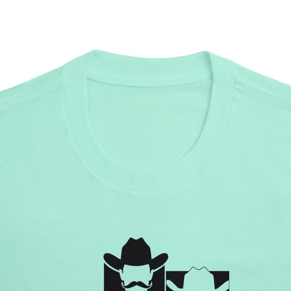 Frontier Icons Pop Art Cowboy Tee - Women's Softstyle Graphic Shirt