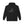 Dark heather hoodie with front chest graphic and “Keep Moving” text, pullover hood