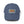 Scotland blue distressed baseball cap with front cactus patch logo.