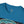 Teal crew-neck t-shirt with small chest logo and UFO desert print