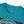 Tropical blue western t-shirt with small chest logo and crew neck
