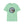 Mint green women’s western T-shirt with round horse emblem graphic on the front