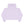 Lilac cropped hooded sweatshirt with long sleeves and drawstring hood