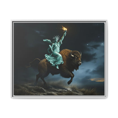 Lady Liberty “Liberty, Unbridled” – Limited Edition Gallery Art Wrap – Only 198/200 Available