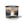 Enamel camp mug with dark landscape scene and black rim