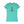 Teal crew-neck graphic tee with cowboy rider and 'cowboys' print